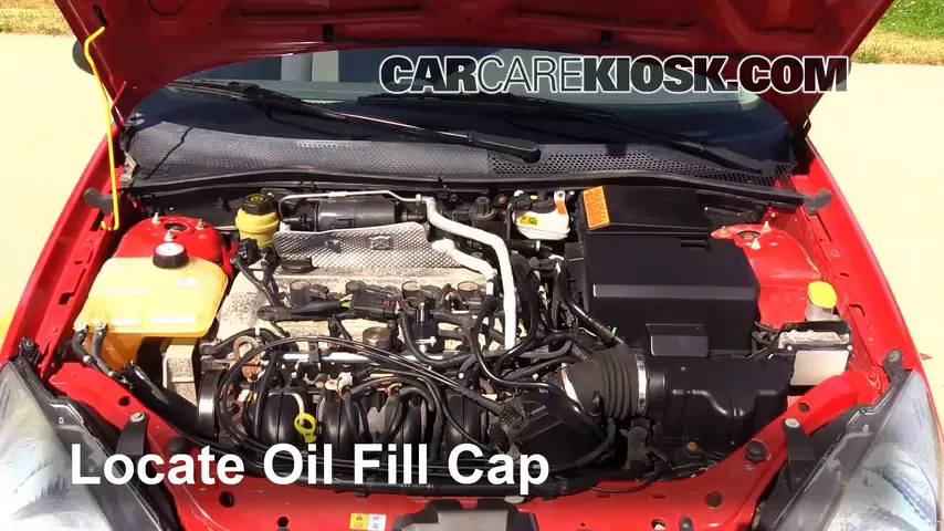 2004 Ford Focus ZTS 2.3L 4 Cyl. Oil Add Oil